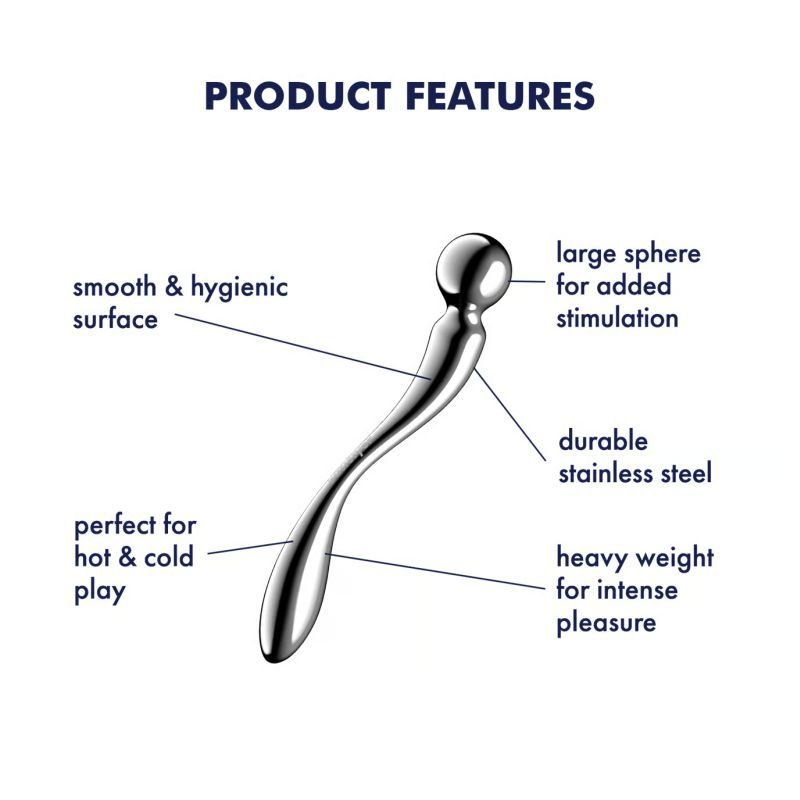 Satisfyer Star Force 2 Metal Dildo - Adult Toys