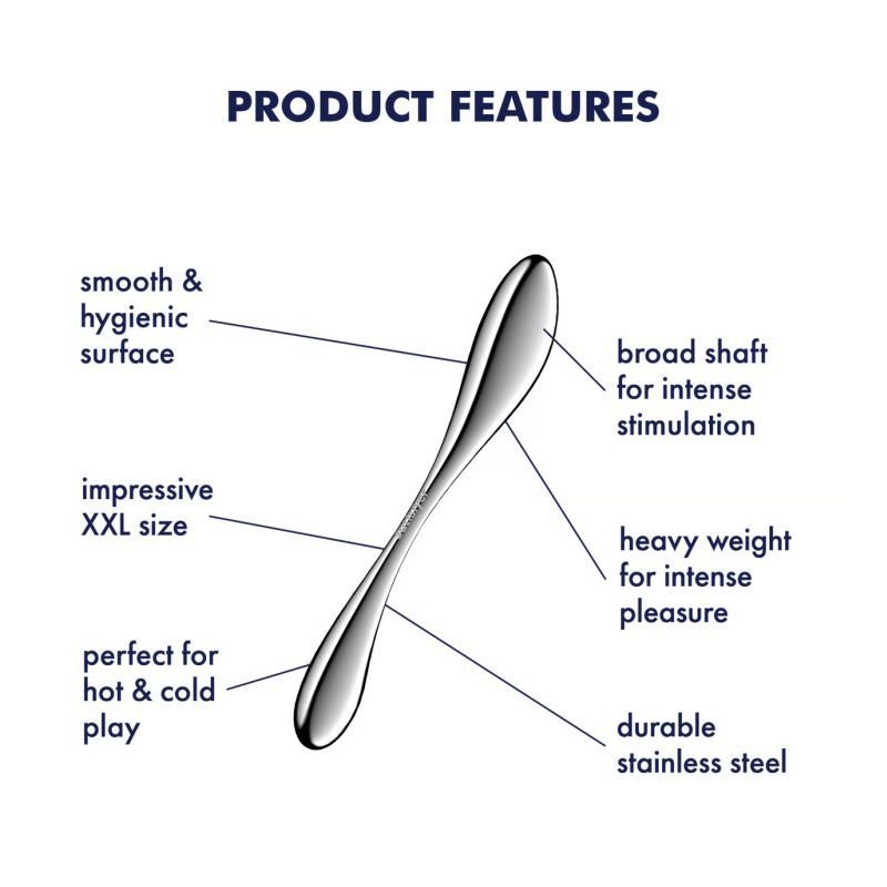 Satisfyer Star Force 3 Metal Dildo - Adult Toys