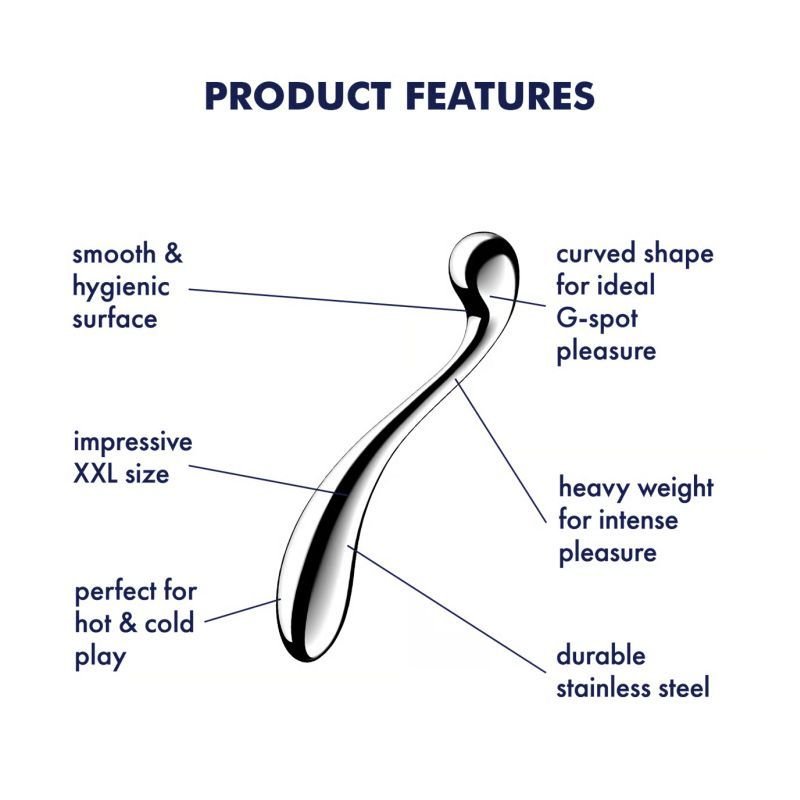 Satisfyer Star Force 4 Metal Dildo - Adult Toys