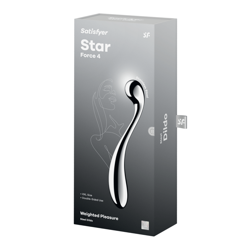 Satisfyer Star Force 4 Metal Dildo - Adult Toys