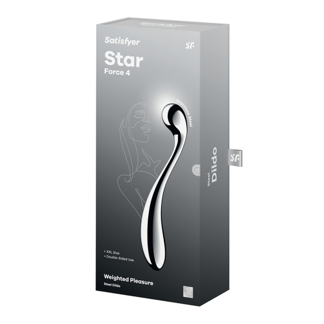 Satisfyer Star Force 4 Metal Dildo - Adult Toys