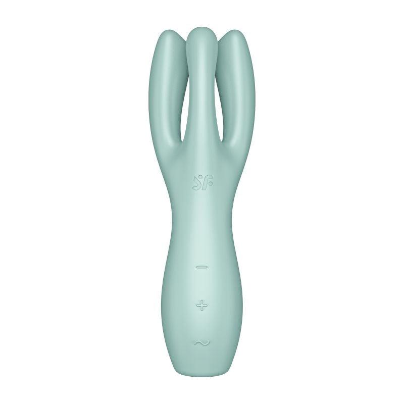Satisfyer Threesome 3 Layon Vibrator Mint - Adult Toys