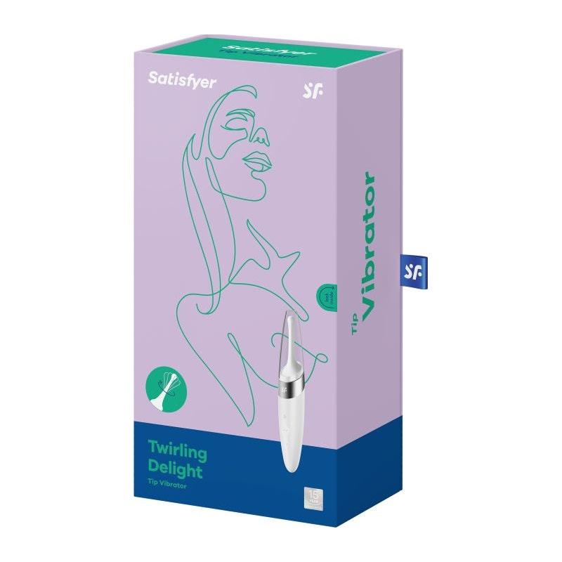 Satisfyer Twirling Delight Tip Stimulator White - Adult Toys