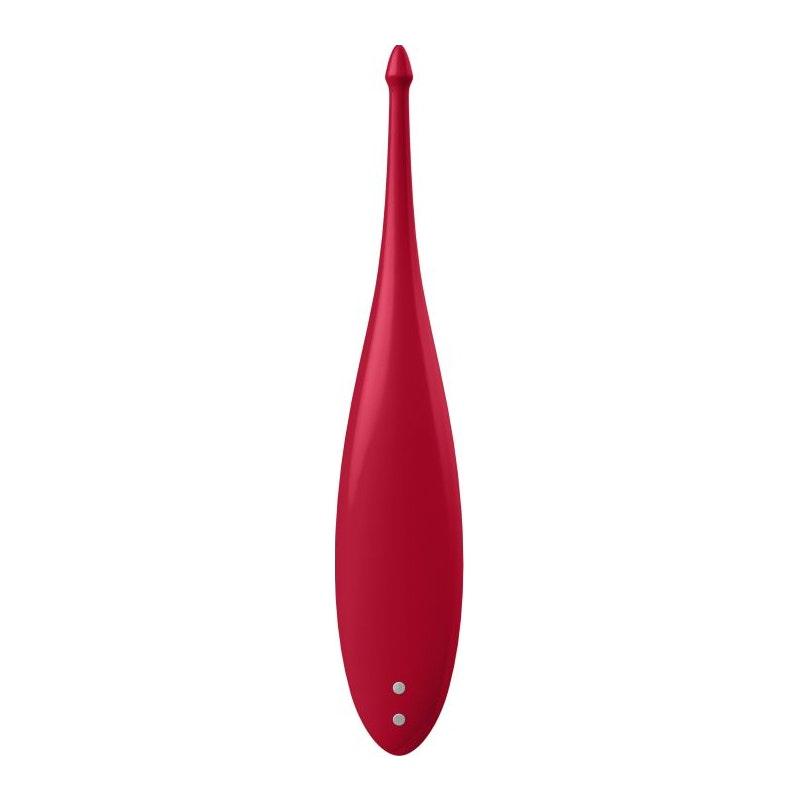 Satisfyer Twirling Fun Tip Stimulator Poppy Red - Adult Toys