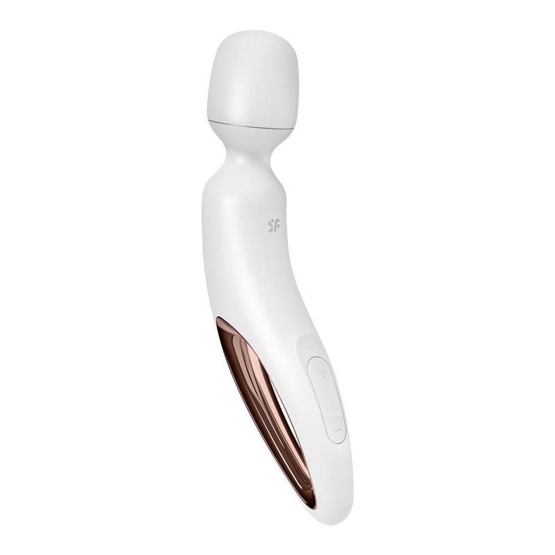 Satisfyer Wand - erland 50 Mode White Body Wand - Adult Toys