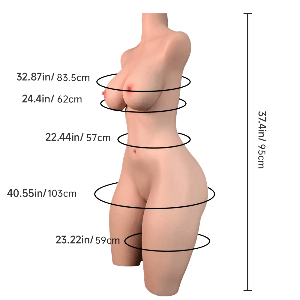 Savannah Lifelike Silicone Sex Doll Torso with Slim Body - Sex doll - Naughty by Nature Adult Store