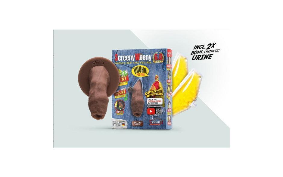 Screeny Weeny 6.0 Uncut Latino Brown - Naughty by Nature Adult Store