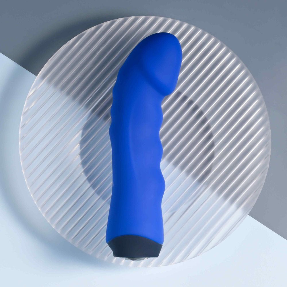 Selopa BLUE BANGER - Blue 13.6 cm USB Rechargeable Vibrator - VIBRATORS