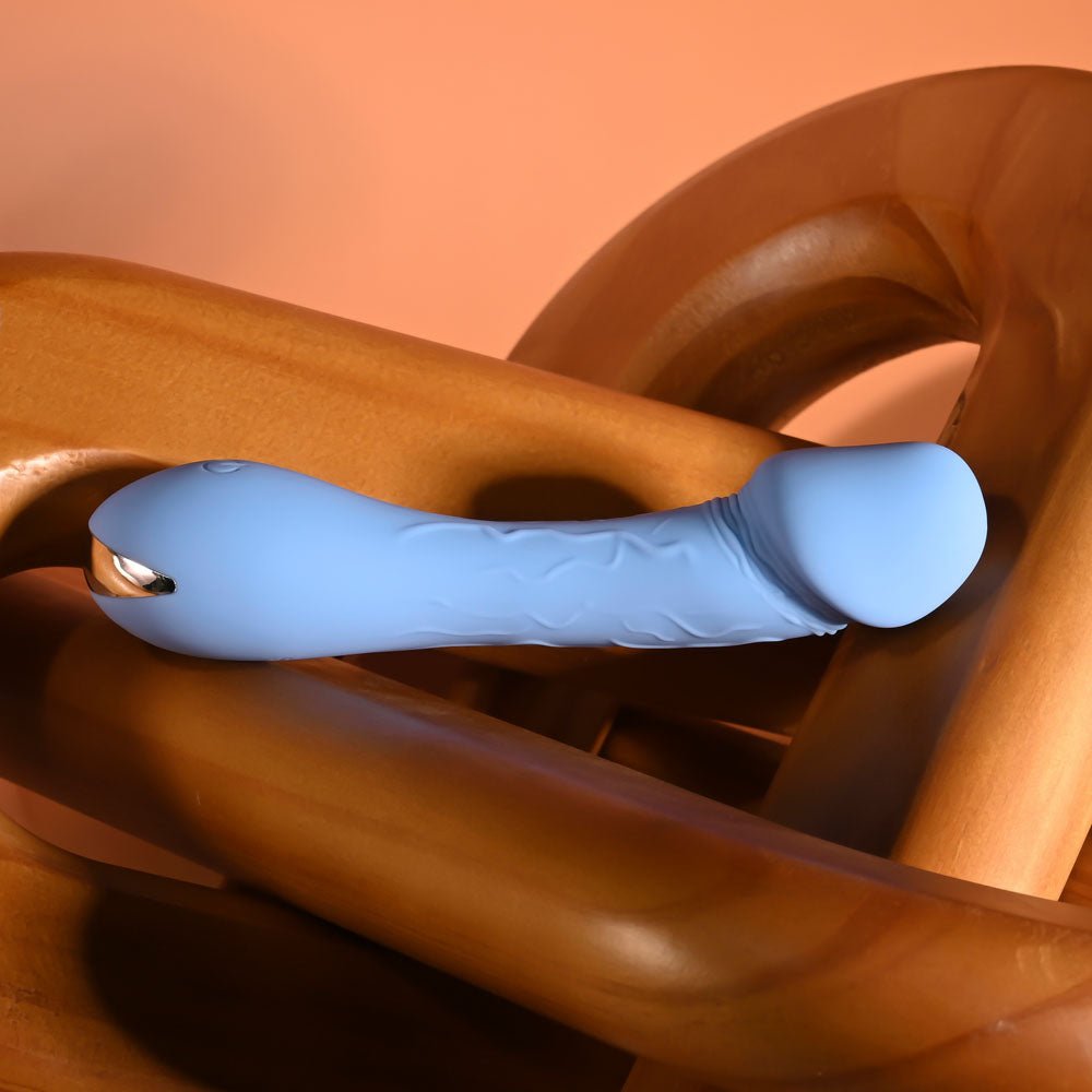 Selopa Dainty Dick Baby Blue USB Rechargeable Mini Vibrator - VIBRATORS