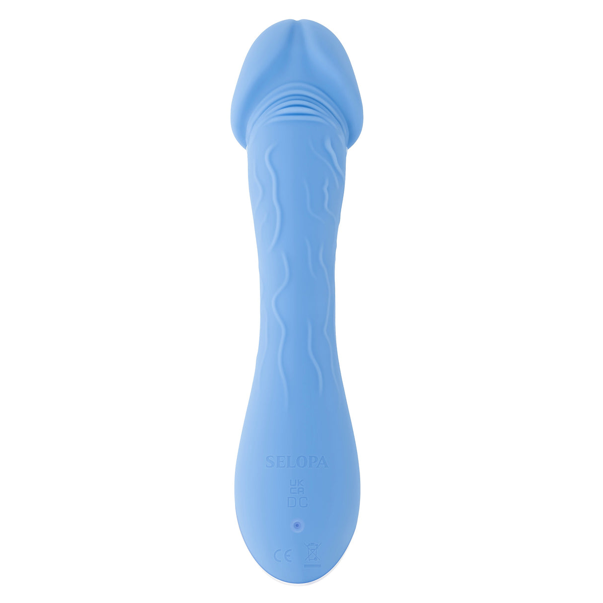Selopa Dainty Dick Baby Blue USB Rechargeable Mini Vibrator - VIBRATORS