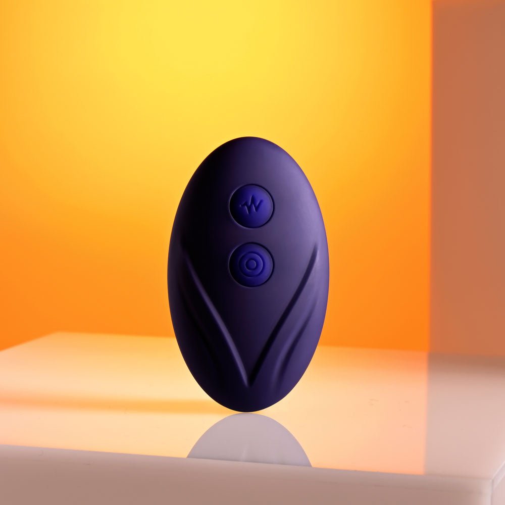Selopa EGG ME ON - Purple 10 cm USB Rechargeable Egg with Wireless Remote - BULLETS & EGGS