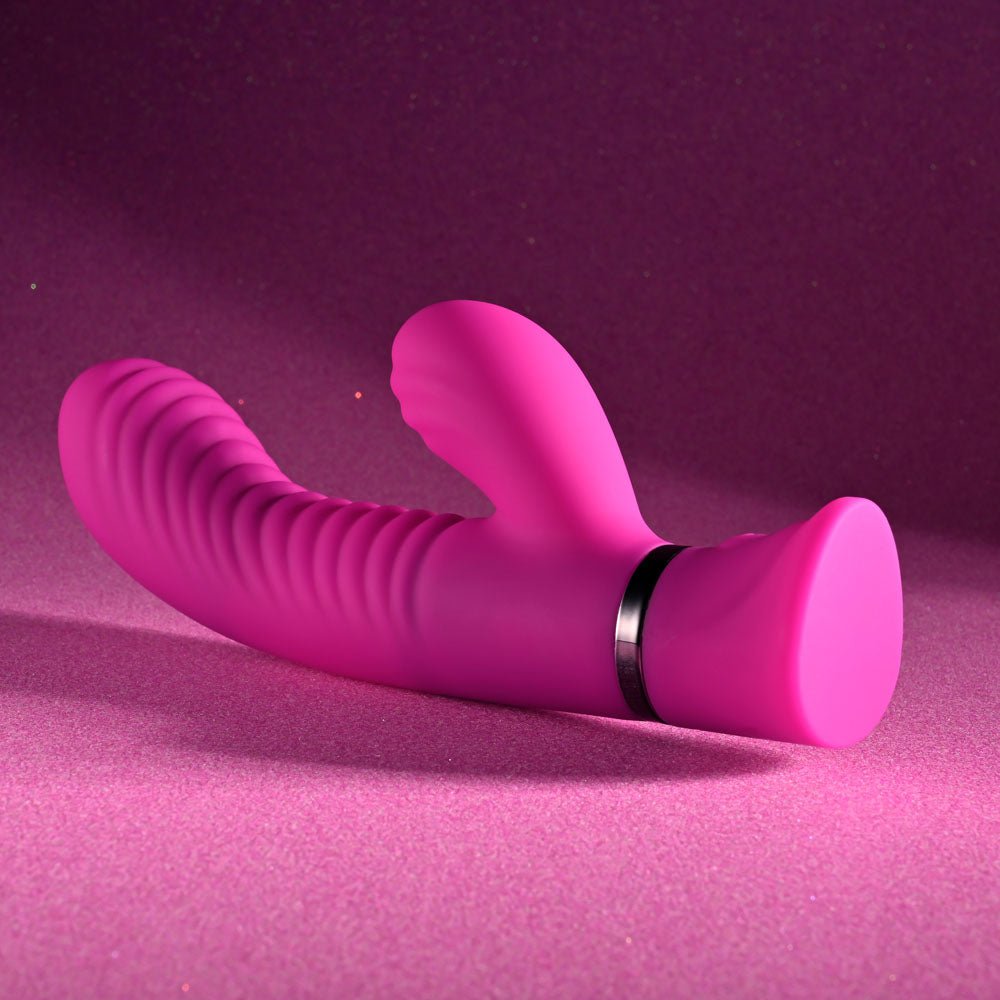 Selopa NEXT WAVE - Pink USB Rechargeable Dual Vibrator - VIBRATORS