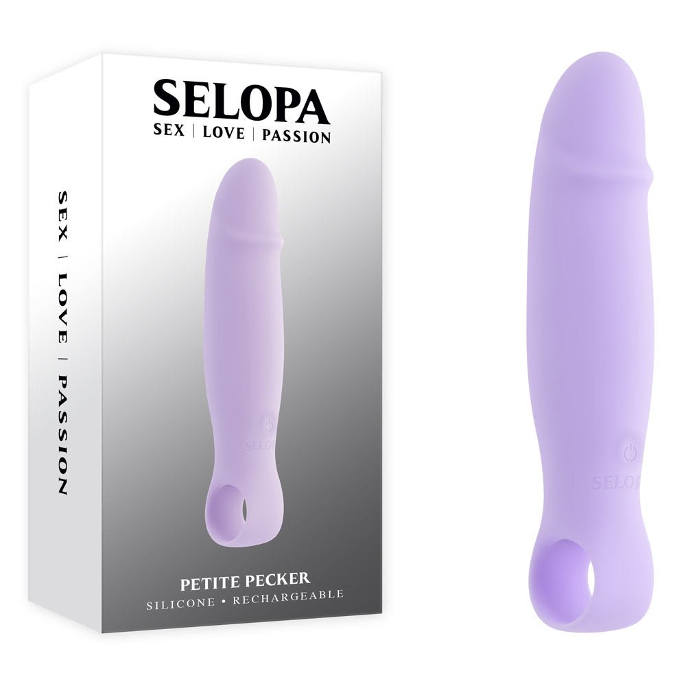 Selopa Petite Pecker Purple USB Rechargeable Mini Vibrator 11.7 cm - VIBRATORS
