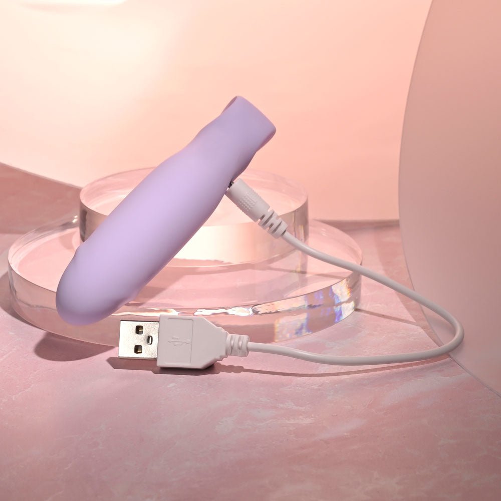 Selopa Petite Pecker Purple USB Rechargeable Mini Vibrator - VIBRATORS