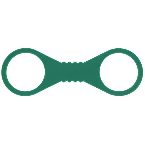 Sex And Mischief Indica Large Silicone Cuffs Green Restraints - BONDAGE - TOYS