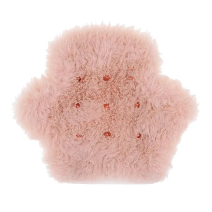 Sex And Mischief Peaches And Cream Spiked Sensory Glove Fur Metal Spikes - BONDAGE - TOYS