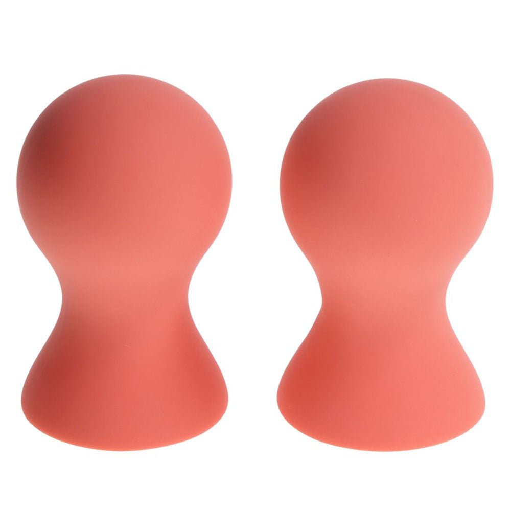 Sex And Mischief Peaches And CreaMe Silicone Nipple Suckers Set Of 2 - BONDAGE - TOYS