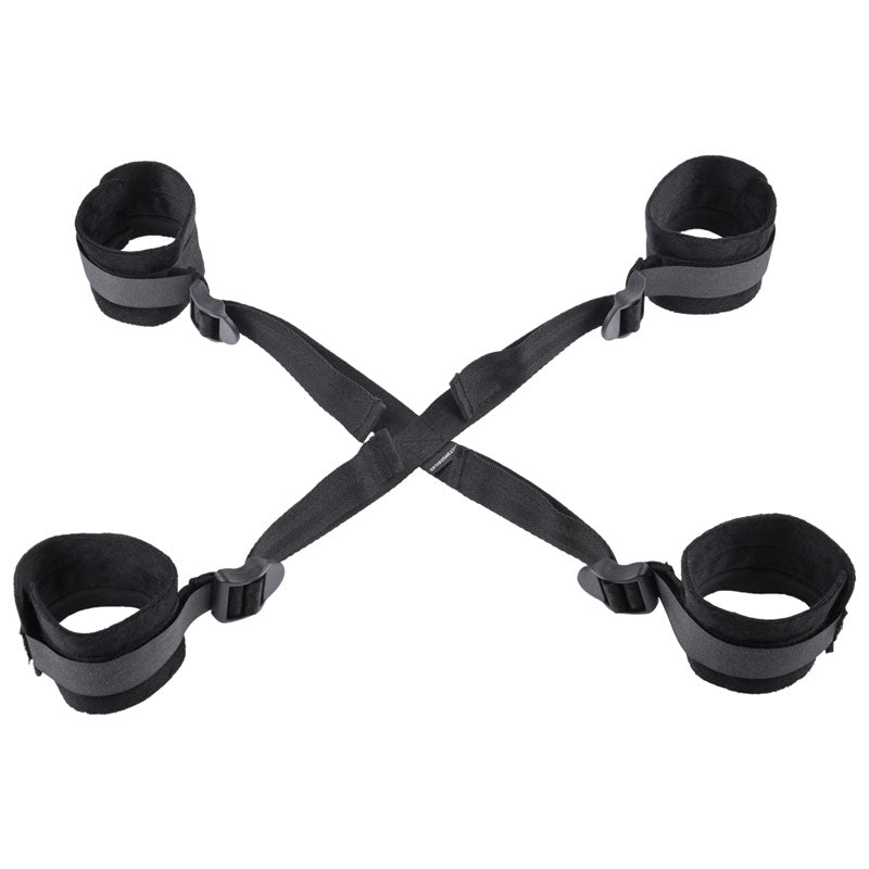 Sex & Mischief Hog Tie - Black Restraint - BONDAGE - TOYS