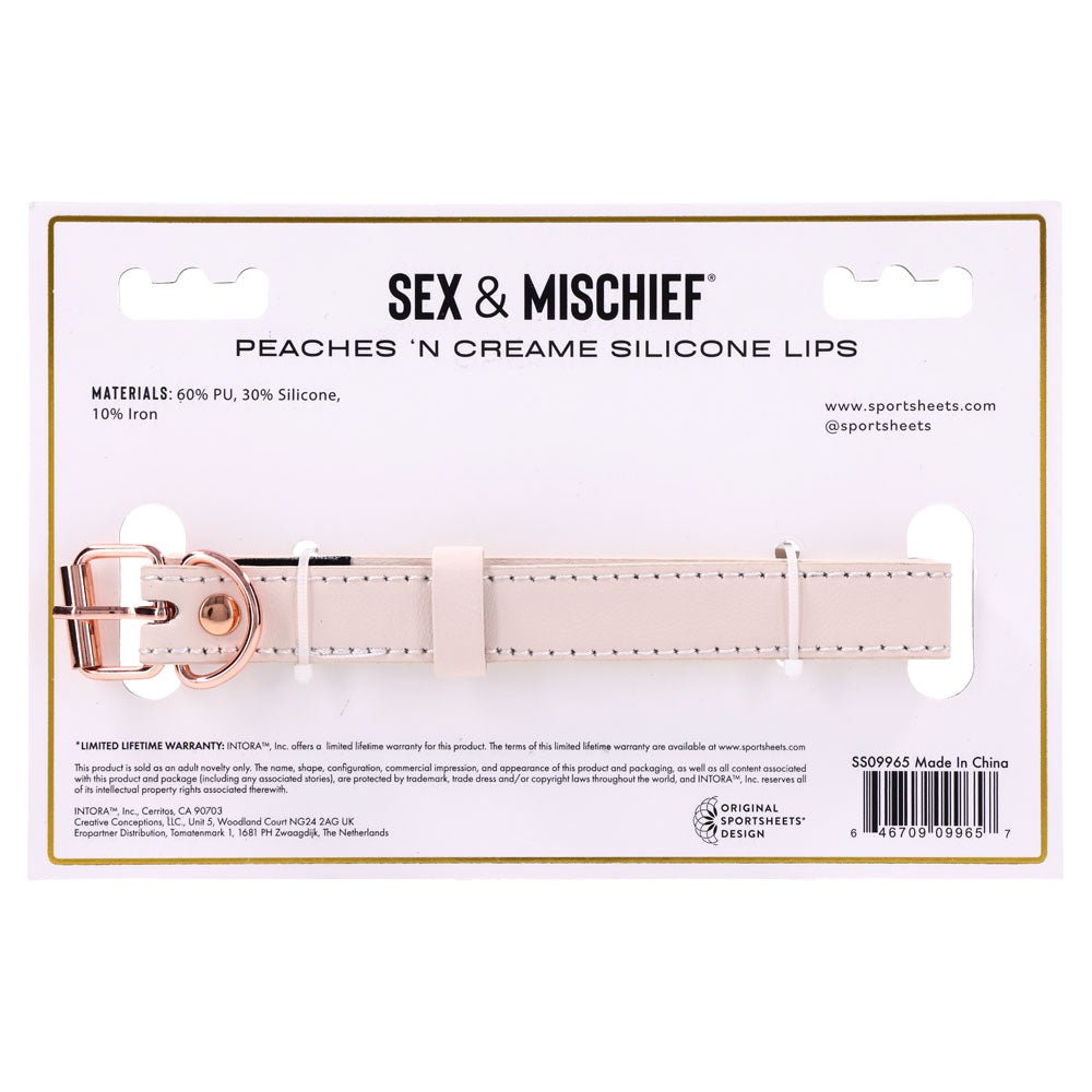 Sex & Mischief Peaches n CreaMe Silicone Lips - BONDAGE - TOYS