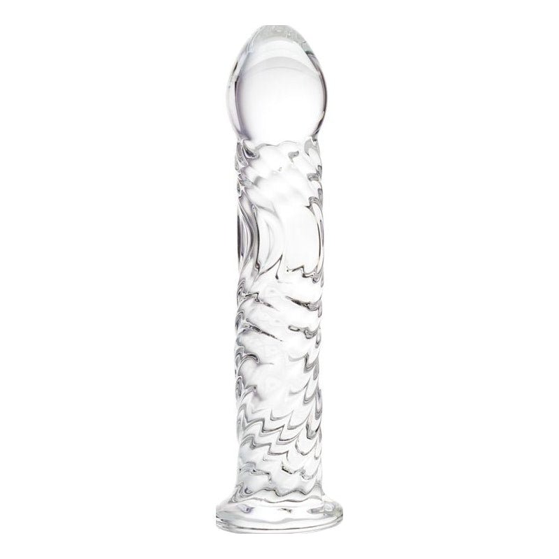 Sexus Glass Dildo Clear 16cm - Adult Toys