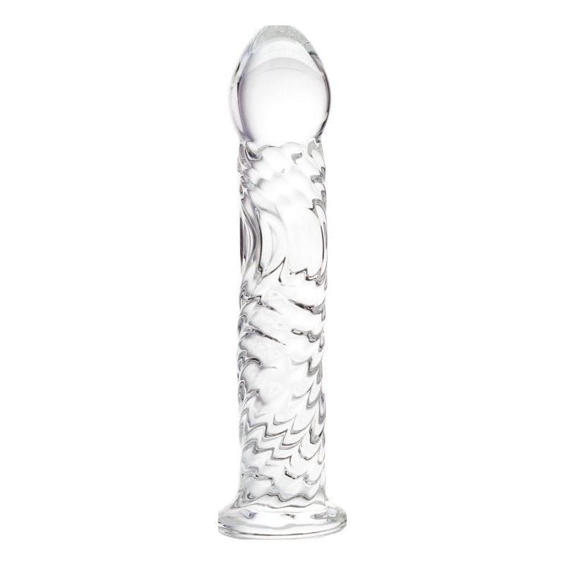 Sexus Glass Dildo Clear 16cm - Adult Toys