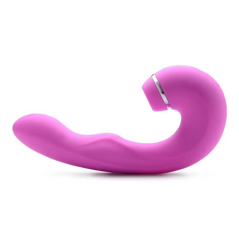 Shegasm 5 Star 10X Tapping G-Spot Vibe w Suction Pink - Adult Toys