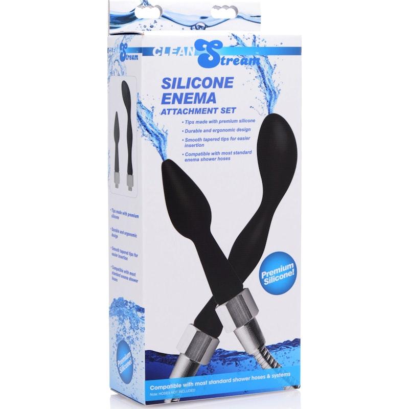 Silicone Enema Attachment Set - Naughty by Nature Adult Store