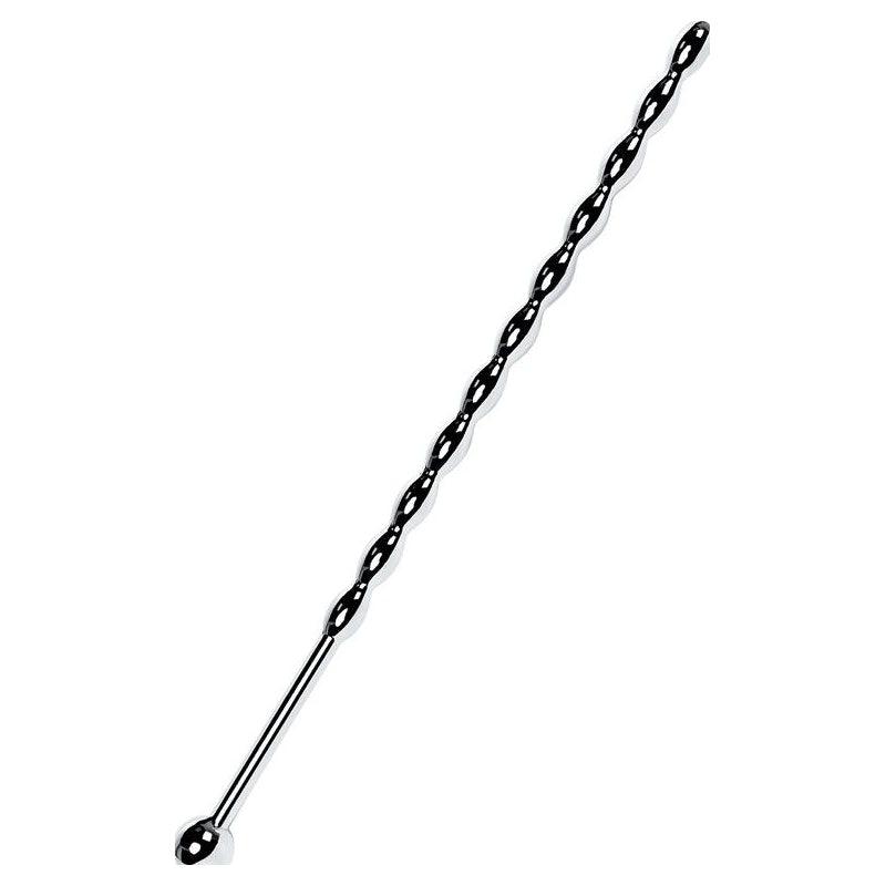 Silver Metal Braided Urethral Sound - Adult Toys