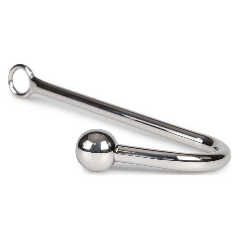 Sinner Metal Anal Bondage Hook with Ball – Temperature Play Tool - Adult Toys