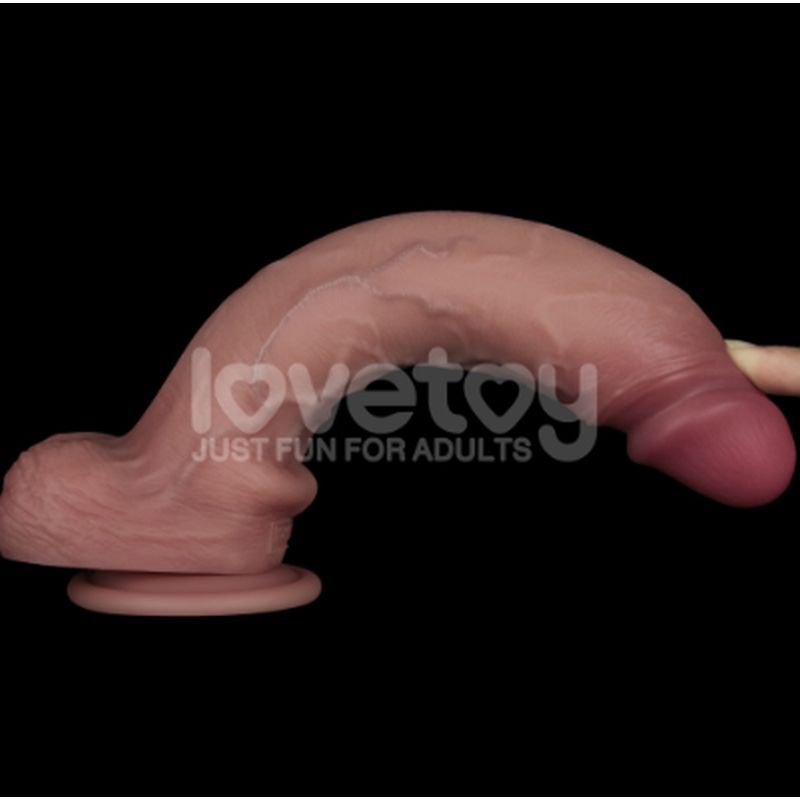 Sliding Skin Pro Dual Layer Silicone Dong 10in - Adult Toys - Naughty by Nature Adult Store