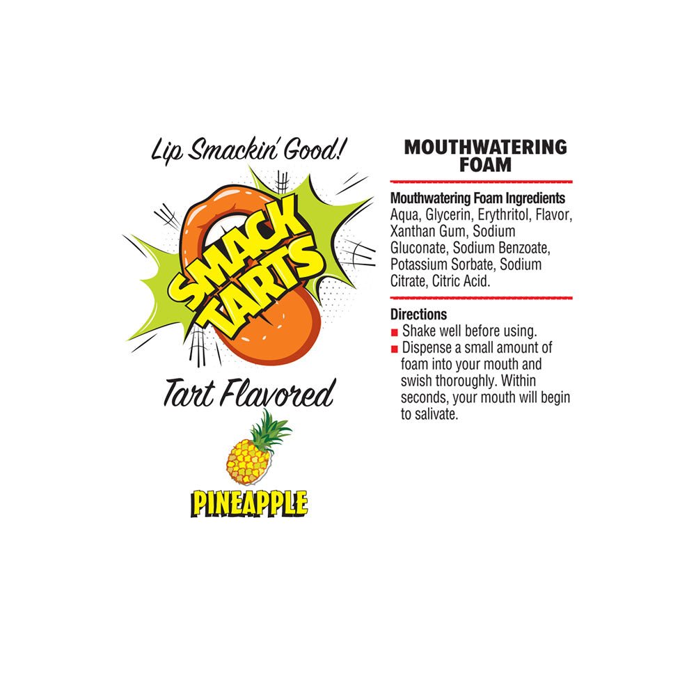 Smack Tarts Mouthwatering Foam Pineapple Flavoured 80 Ml - LOTIONS & LUBES