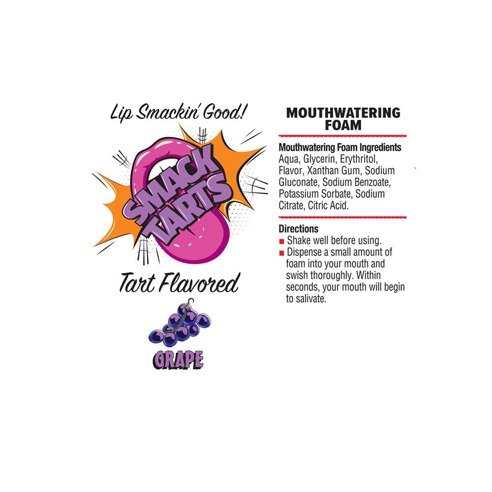 Smack Tarts Mouthwatering Grape Flavoured Foam 80 Ml - LOTIONS & LUBES