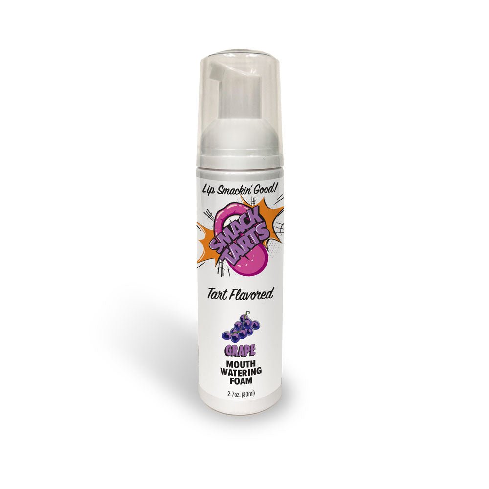 Smack Tarts Mouthwatering Sour Grape Flavoured Foam 80 Ml Bottle - LOTIONS & LUBES