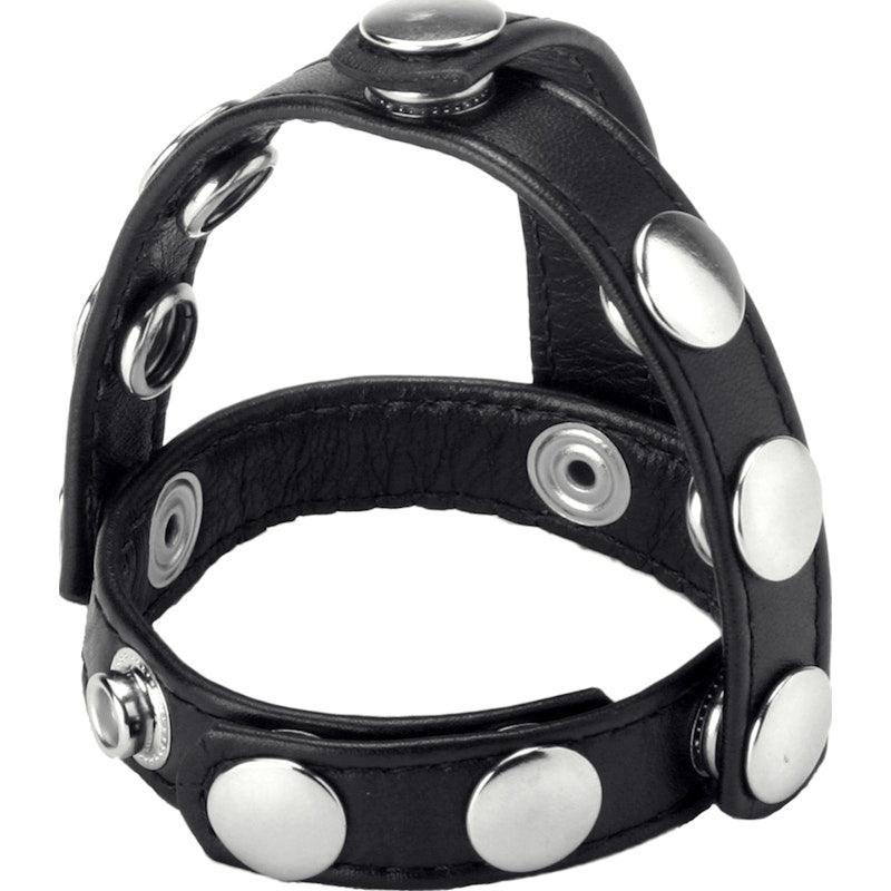 Snap-On Cock And Ball Harness - Naughty by Nature Adult Store
