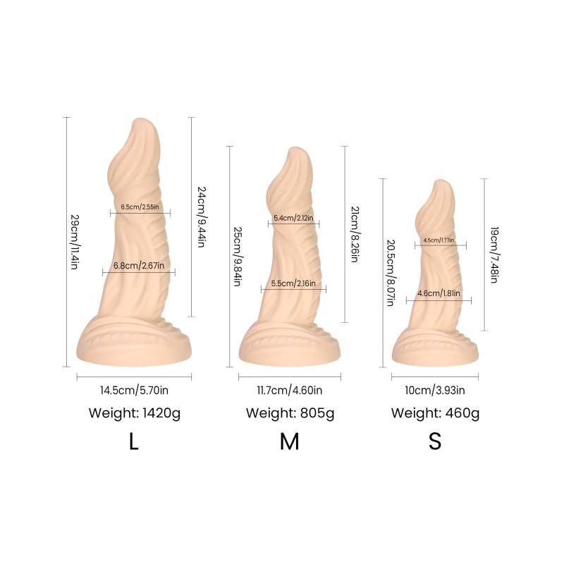 Sphinx Liquid Silicone Dildo Medium - Adult Toys