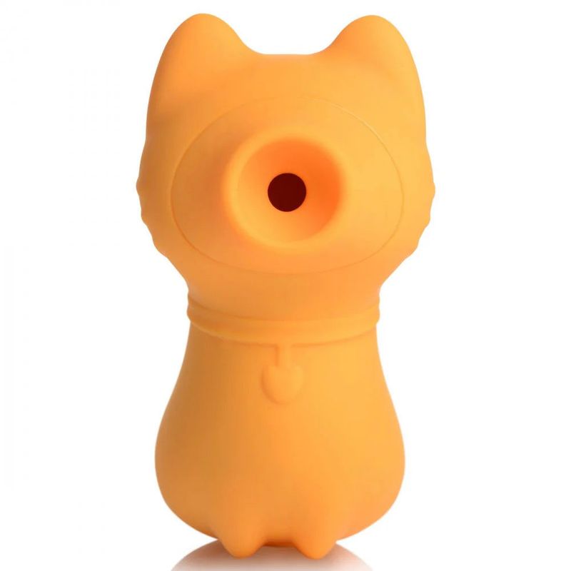 Sucky Kitty 7X Clitoral Stimulator Orange - Adult Toys