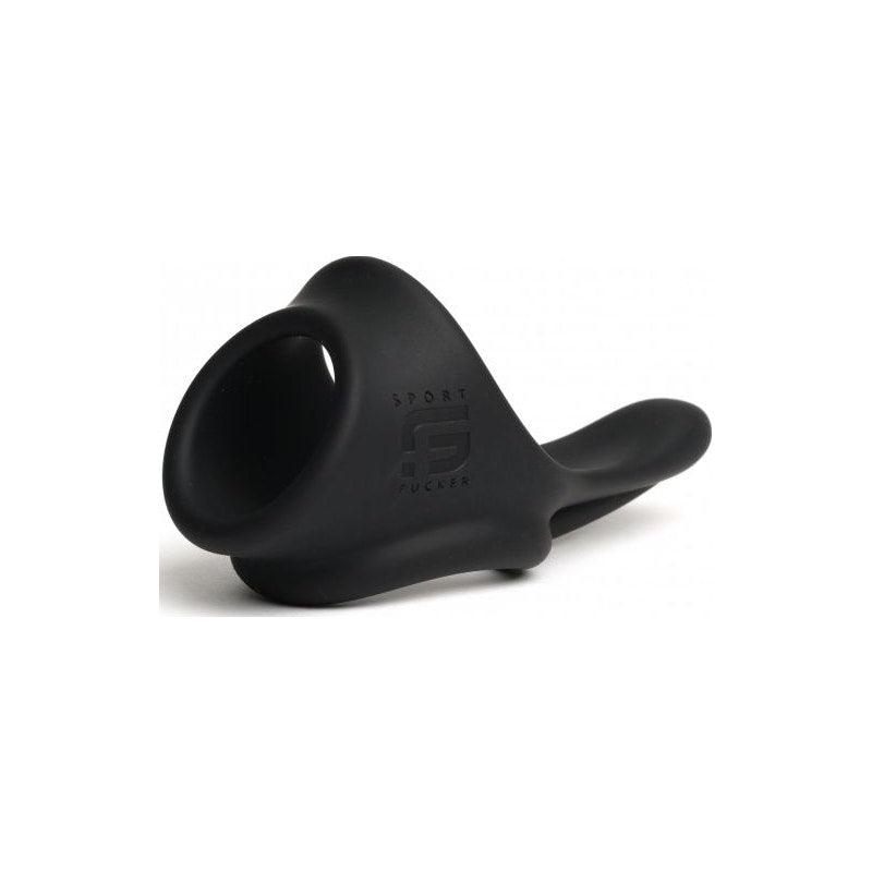 Tailslide Cock and Ball Black - Adult Toys