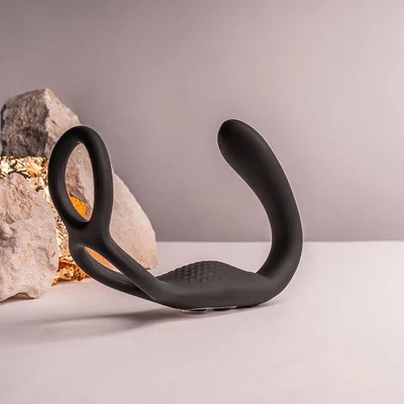 The Vibe 10 Speed Remote Mens Silicone Cock Ball and Anal Vibrator - Adult Toys