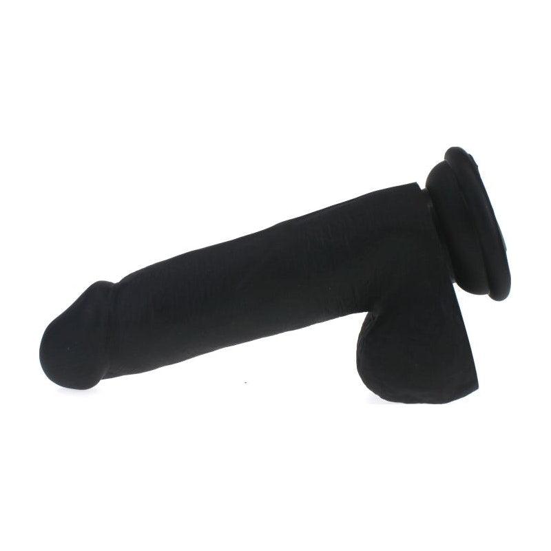 Thick Realistic Cock w Balls Black - Naughty by Nature Adult Store
