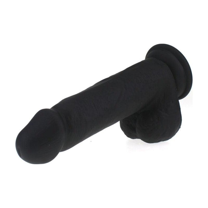Thick Realistic Cock w Balls Black - Naughty by Nature Adult Store