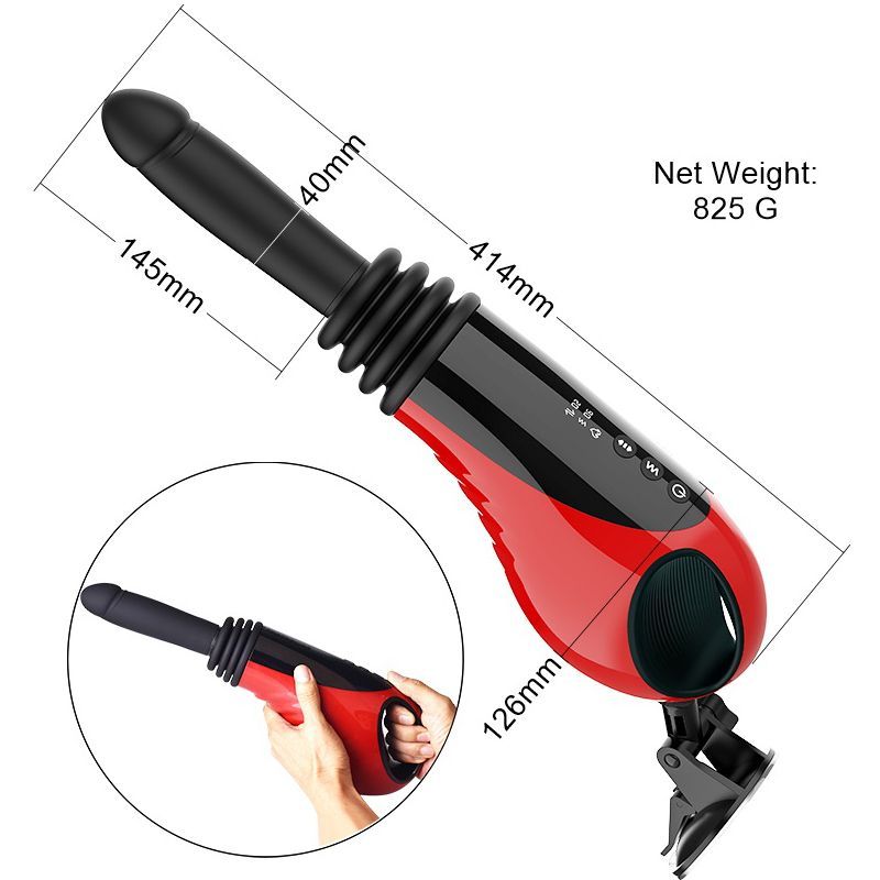 Thrusting Vibrating Fuck Machine - Adult Toys