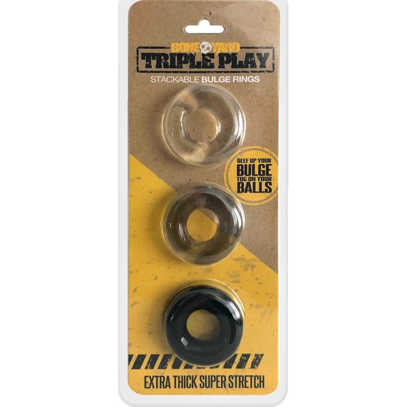 Triple Play Cock Ring - Adult Toys