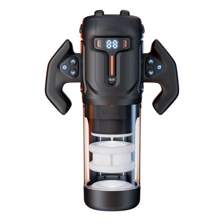 Turbo Thrusting Rotating Pleasure USB Masturbator with Easy - Grip Handle - Adult Toys - Naughty by Nature Adult Store