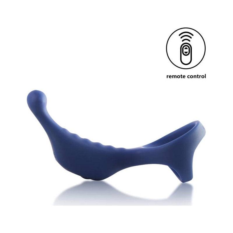 Underquaker Vibrating Anal Probe with Cockring and Remote - Adult Toys