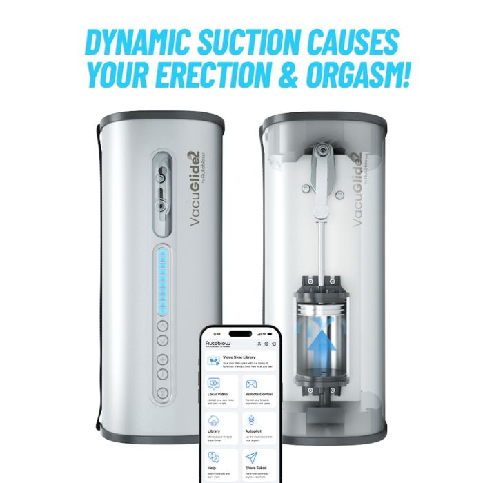 VacuGlide 2 Suction Masturbator by Autoblow - MASTURBATORS