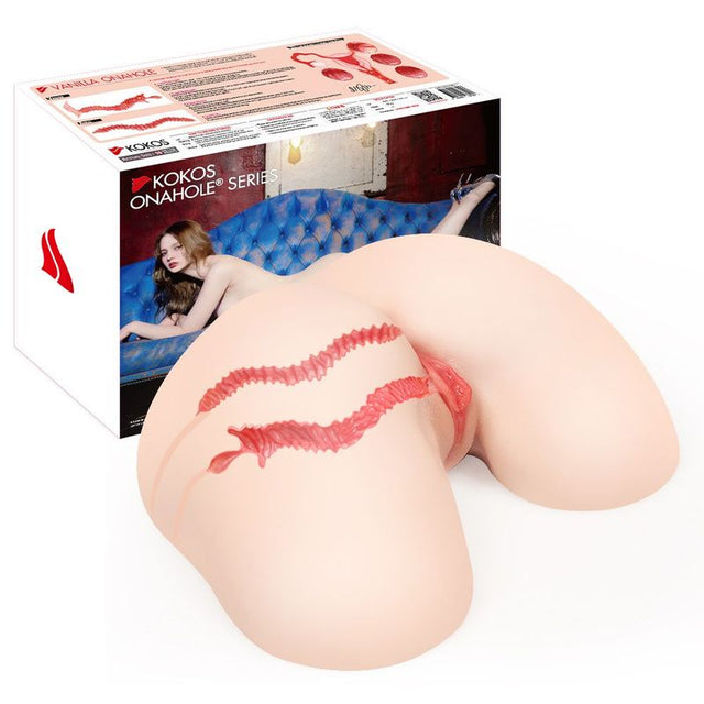 Vanilla Onahole Edn 4 Butt 1:1 Vaginal and Anal Torso - Adult Toys