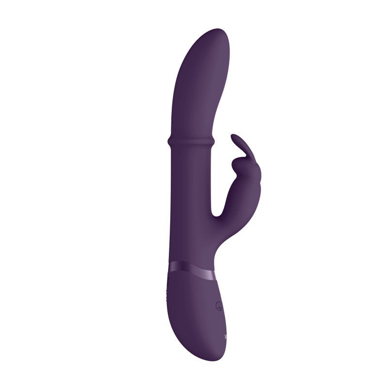 Vive Halo - Purple 24.5 cm USB Rechargeable Rabbit Vibrator - VIBRATORS - RABBIT