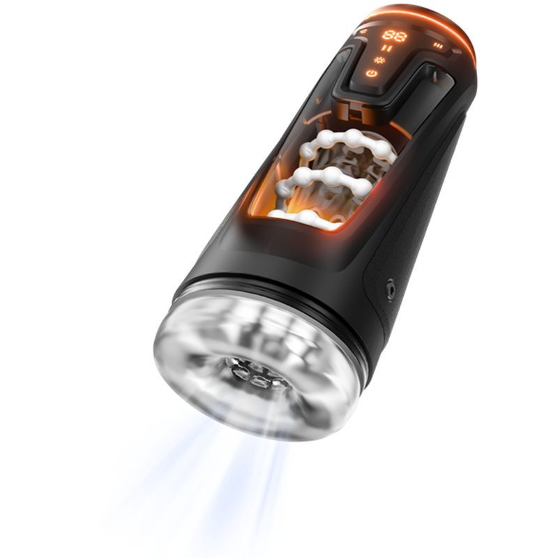 Warrior Thrusting Vibrating Heating USB Masturbator - Adult Toys - Naughty by Nature Adult Store