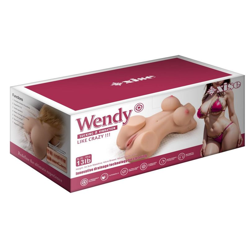 Wendy 6kg Remote Control Pussy And Ass Female Torso - Adult Toys