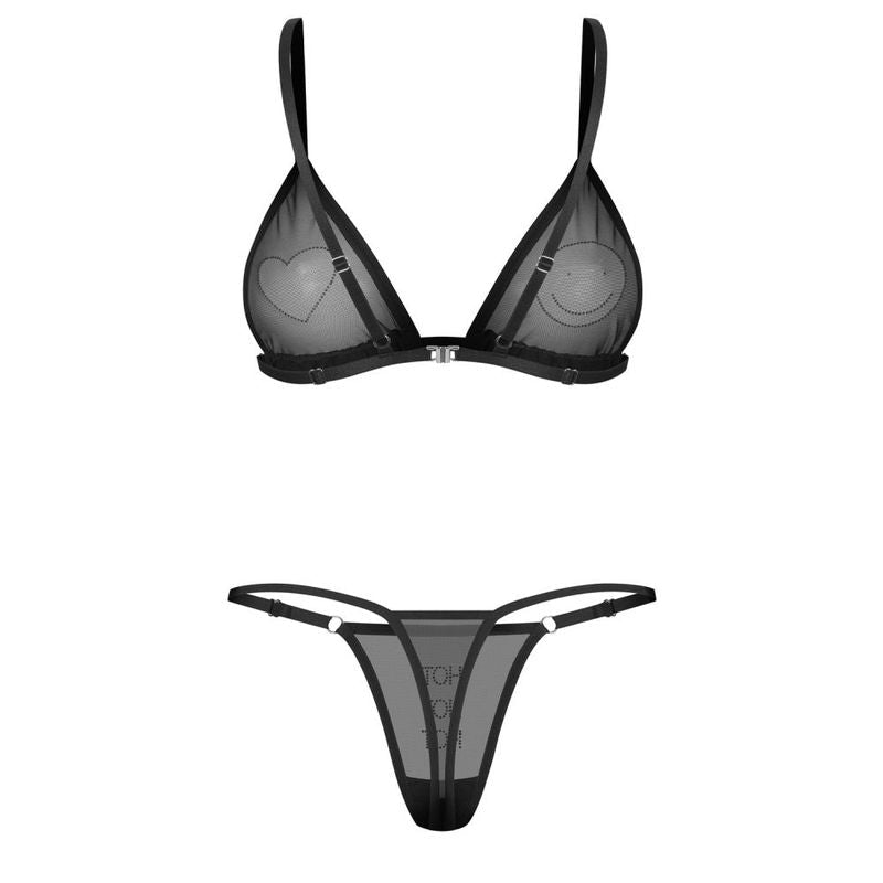 Wet Me 2 Pc Bra Panty Set - Lingerie
